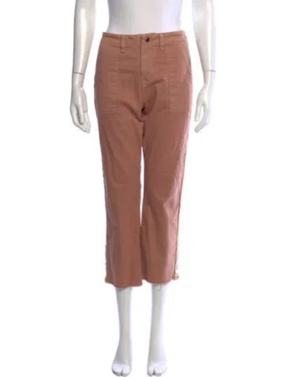 Pre-owned Veronica Beard Straight Leg Pants In Neutrals