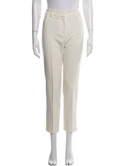Pre-owned Veronica Beard Straight Leg Pants In Neutrals