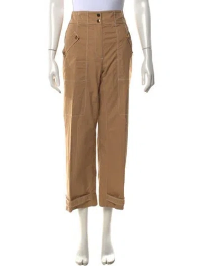 Pre-owned Veronica Beard Straight Leg Pants In Neutrals