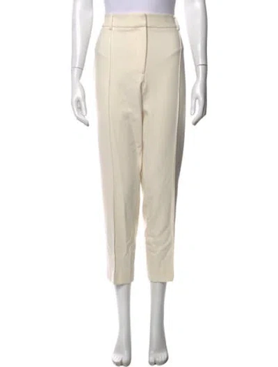 Pre-owned Veronica Beard Straight Leg Pants In Neutrals