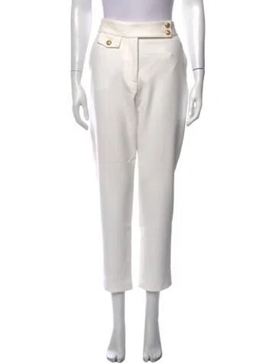 Pre-owned Veronica Beard Straight Leg Pants In Neutrals