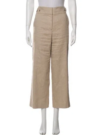 Pre-owned Veronica Beard Straight Leg Pants In Neutrals