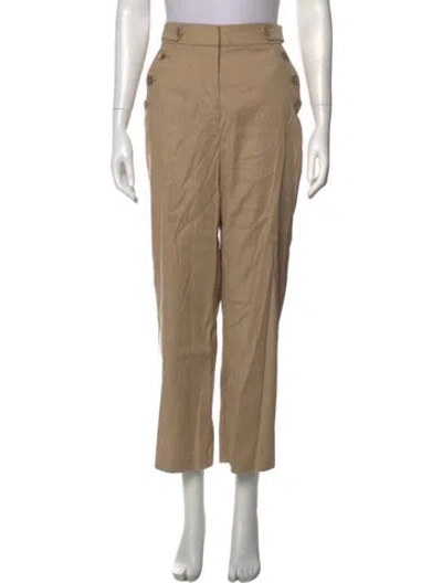 Pre-owned Veronica Beard Straight Leg Pants In Neutrals