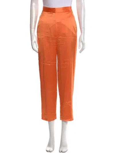 Pre-owned Veronica Beard Straight Leg Pants In Orange