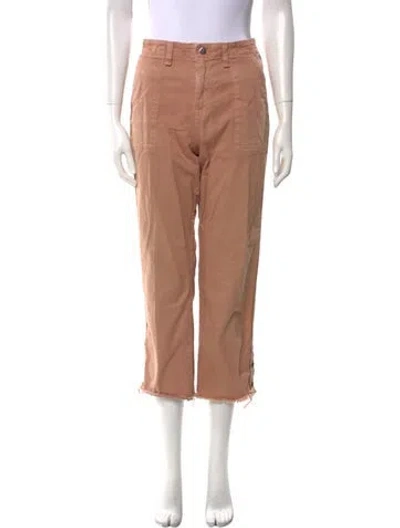 Pre-owned Veronica Beard Straight Leg Pants In Orange