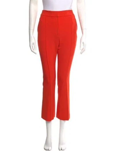 Pre-owned Veronica Beard Straight Leg Pants In Orange