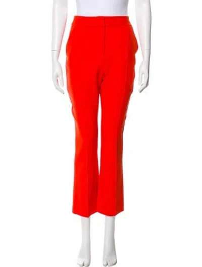 Pre-owned Veronica Beard Straight Leg Pants In Orange