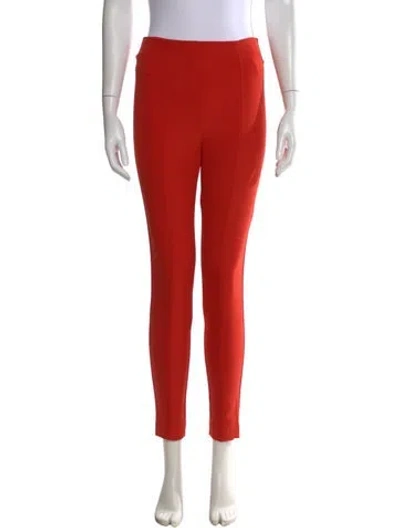 Pre-owned Veronica Beard Straight Leg Pants In Orange