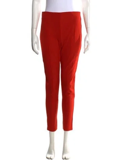 Pre-owned Veronica Beard Straight Leg Pants In Orange