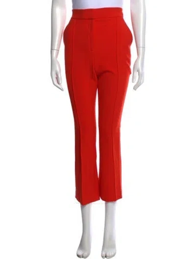 Pre-owned Veronica Beard Straight Leg Pants In Orange