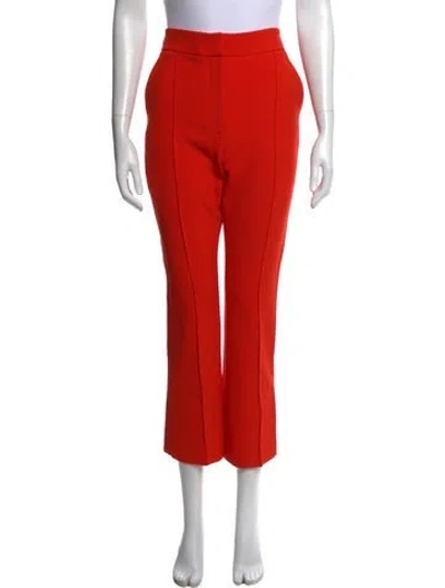 Pre-owned Veronica Beard Straight Leg Pants In Orange