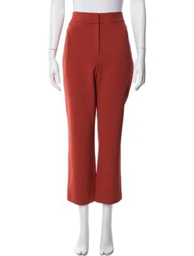 Pre-owned Veronica Beard Straight Leg Pants In Orange