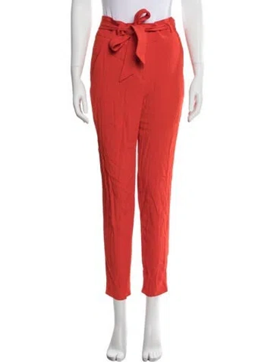Pre-owned Veronica Beard Straight Leg Pants In Orange