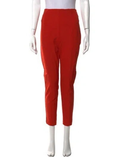 Pre-owned Veronica Beard Straight Leg Pants In Orange