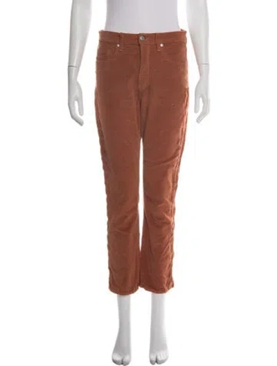 Pre-owned Veronica Beard Straight Leg Pants In Orange