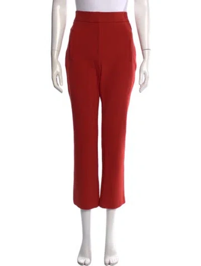 Pre-owned Veronica Beard Straight Leg Pants In Orange