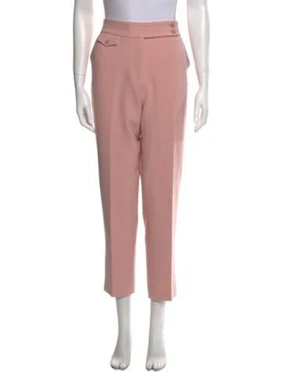 Pre-owned Veronica Beard Straight Leg Pants In Pink