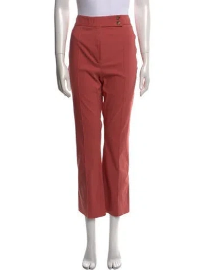Pre-owned Veronica Beard Straight Leg Pants In Pink
