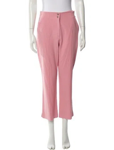 Pre-owned Veronica Beard Straight Leg Pants In Pink