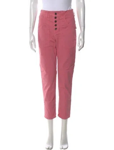 Pre-owned Veronica Beard Straight Leg Pants In Pink