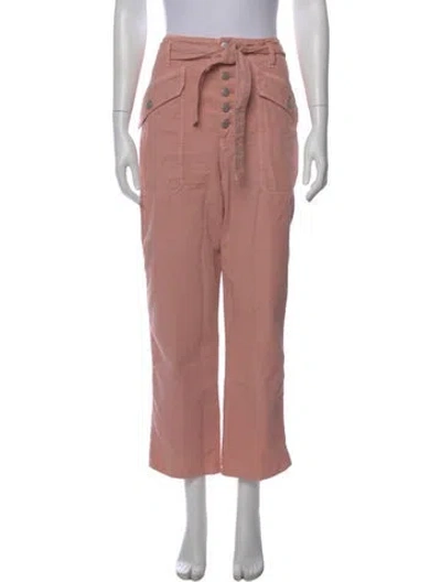 Pre-owned Veronica Beard Straight Leg Pants In Pink