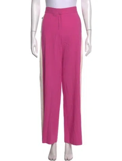 Pre-owned Veronica Beard Straight Leg Pants In Pink