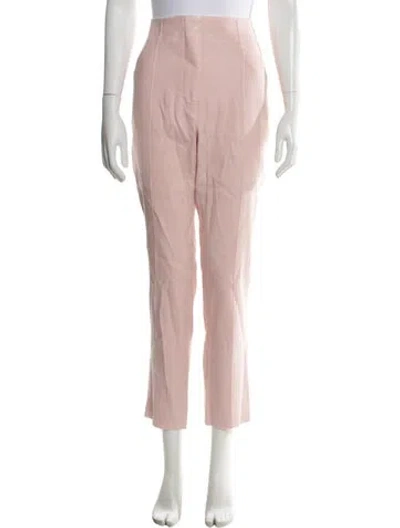Pre-owned Veronica Beard Straight Leg Pants In Pink
