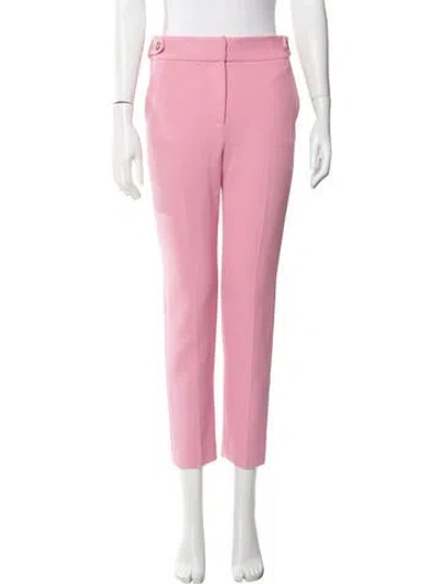 Pre-owned Veronica Beard Straight Leg Pants In Pink