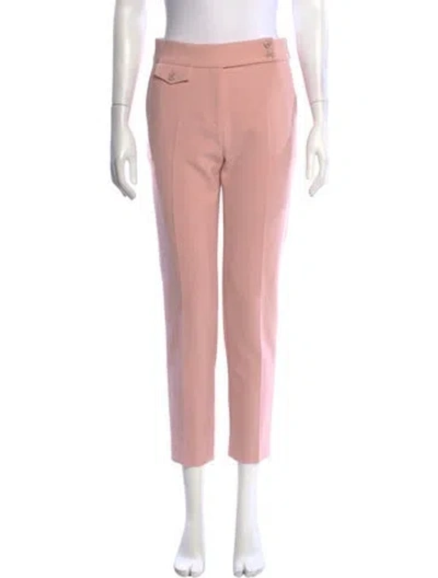 Pre-owned Veronica Beard Straight Leg Pants In Pink