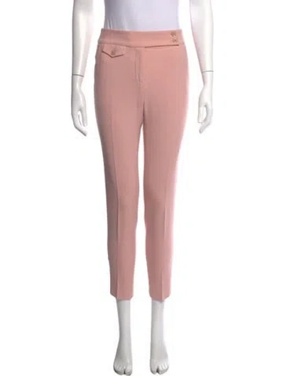 Pre-owned Veronica Beard Straight Leg Pants In Pink