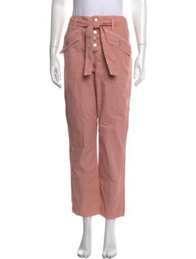 Pre-owned Veronica Beard Straight Leg Pants In Pink