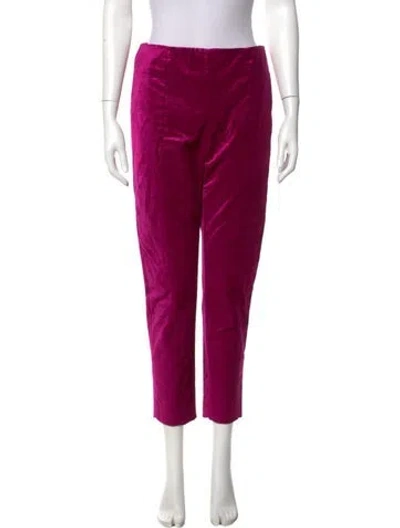 Pre-owned Veronica Beard Straight Leg Pants In Purple