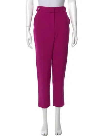 Pre-owned Veronica Beard Straight Leg Pants In Purple