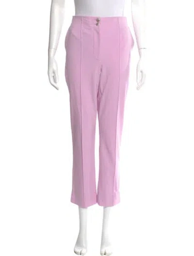 Pre-owned Veronica Beard Straight Leg Pants In Purple