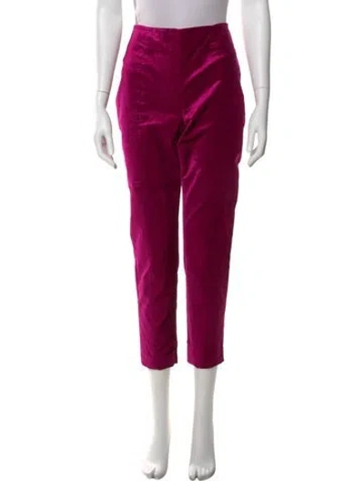 Pre-owned Veronica Beard Straight Leg Pants In Purple