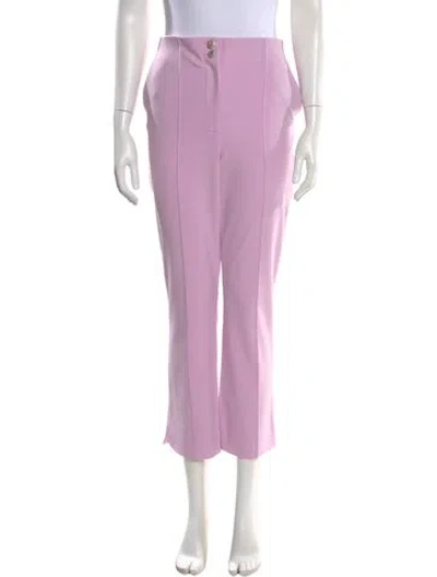 Pre-owned Veronica Beard Straight Leg Pants In Purple