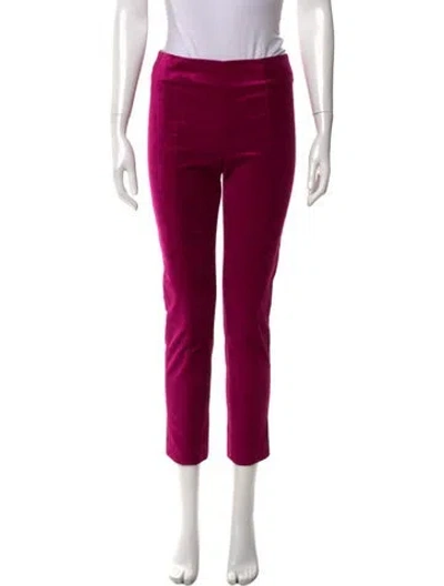 Pre-owned Veronica Beard Straight Leg Pants In Purple