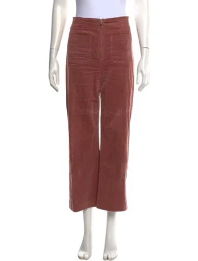 Pre-owned Veronica Beard Straight Leg Pants In Purple