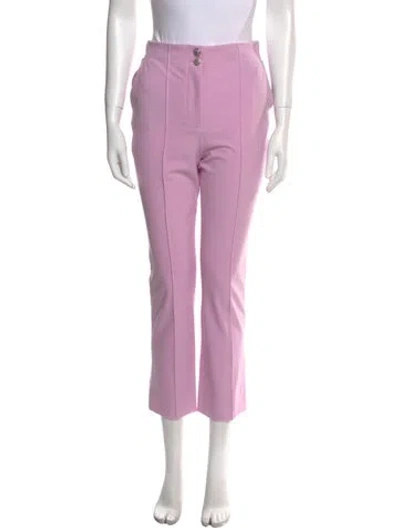 Pre-owned Veronica Beard Straight Leg Pants In Purple