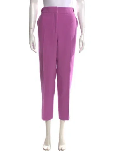 Pre-owned Veronica Beard Straight Leg Pants In Purple