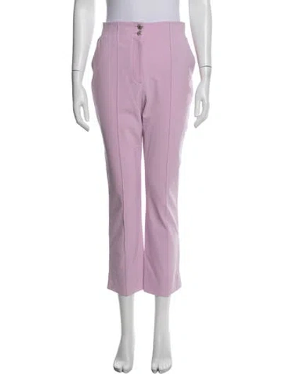 Pre-owned Veronica Beard Straight Leg Pants In Purple