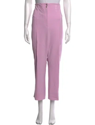 Pre-owned Veronica Beard Straight Leg Pants In Purple