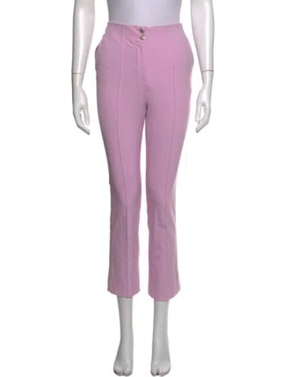 Pre-owned Veronica Beard Straight Leg Pants In Purple