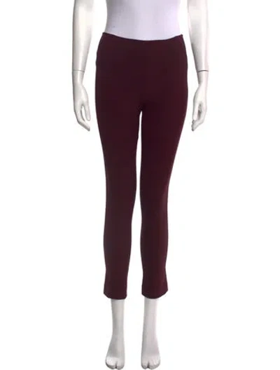 Pre-owned Veronica Beard Straight Leg Pants In Purple