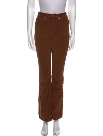 Pre-owned Veronica Beard Straight Leg Pants In Red
