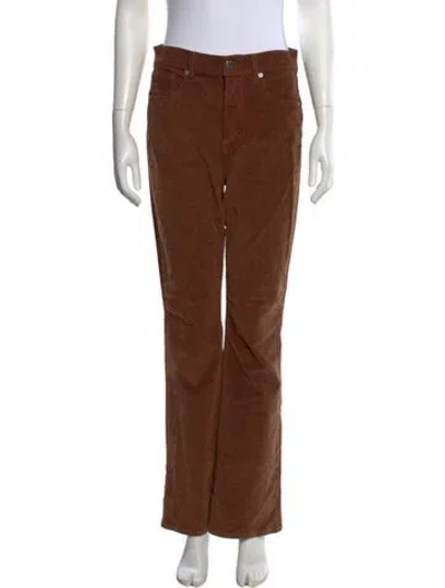Pre-owned Veronica Beard Straight Leg Pants In Red