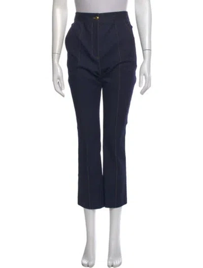 Pre-owned Veronica Beard Straight Leg Pants W/ Tags In Blue