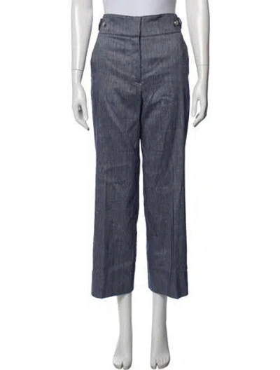 Pre-owned Veronica Beard Straight Leg Pants W/ Tags In Blue
