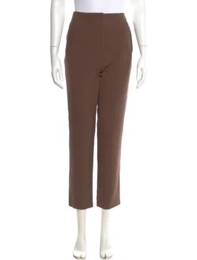 Pre-owned Veronica Beard Straight Leg Pants W/ Tags In Brown