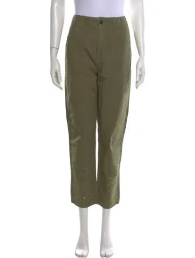 Pre-owned Veronica Beard Straight Leg Pants W/ Tags In Green